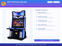 Bornes d'arcade pour magasins de jouets, cinémas, halls d'usines et centres commerciaux
