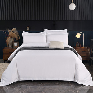 Hotel Polyester Bedding <strong>Set</strong> <strong>Reactive</strong> <strong>Print</strong> Pillowcase Quilt Cover Cotton <strong>Bedsheet</strong> <strong>Sets</strong> Queen King Size Custom - Product Image 1