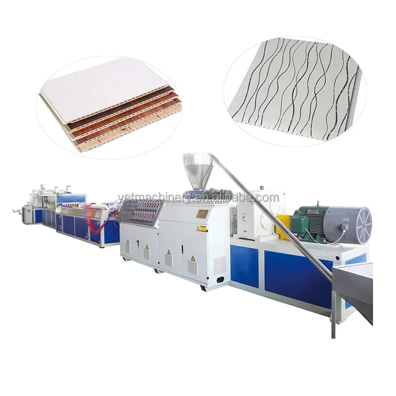 Plastic Pvc Ceiling Making Machinery / Pvc Ceiling Wall Panel Extruder