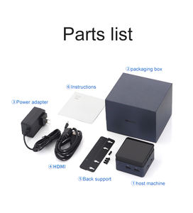 Mini <span class=keywords><strong>PC</strong></span> industriel Multi <span class=keywords><strong>Config</strong></span> Intel N100/N200 ou Core I3/i5 8GB RAM Win10/11 Dual 4K HDMI US/CN Plug - Product Image 3