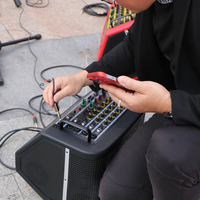 Amplificateur de guitare portable CHORDIO, boîte à son, entrées USB/Aux pour microphone sans fil, sortie >800W, haut-parleur d'instrument d'extérieur