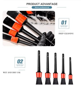 Kit de brosses de detailing <span class=keywords><strong>automobile</strong></span>, accessoires de <span class=keywords><strong>nettoyage</strong></span> de voiture, outils de lavage, brosse de <span class=keywords><strong>nettoyage</strong></span> de roues, <span class=keywords><strong>nettoyage</strong></span> intérieur - Product Image 1