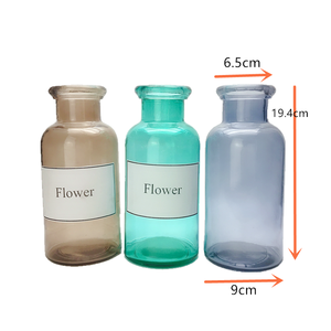 Personalizzare vetro colorato vasi di <span class=keywords><strong>fiori</strong></span> di nozze centrotavola di vetro moderni vasi per la decorazione della tavola - Product Image 2