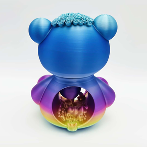 Candy Color طراز جديد 3D مطبوعة دببة ألعاب صغيرة مادة PLA صب مخصص للأطفال - Product Image 5