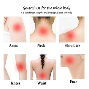 Tabla de raspado Gua Sha, tabla de raspado de cuerno, masajeador de cuerpo completo, forma de cuerno natural - Product Image 3