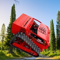 Kontrol Jarak Jauh Nirkabel Cerdas Layar Digital Pintar Start Satu Tombol Pengoperasian Mudah Jangkauan Jauh 680m Torsi Tinggi Mesin Pemotong Rumput