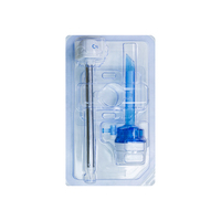 TK T12-100-CT-F Trocart chirurgical laparoscopique manuel jetable en plastique de 12 mm, certifié CE, classe II