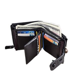 Free Sample brands own label oem luxury black quality <b>trifold</b> oem <b>wallet</b> <b>men</b> online - Product Image 1