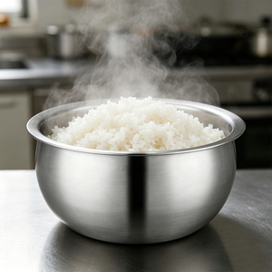 Cuisinière à <span class=keywords><strong>riz</strong></span> multifonctionnelle, puissance 800-1000W, grande capacité pour 2 à 6 <span class=keywords><strong>personnes</strong></span>, pot intérieur antiadhésif, couvercle en acier inoxydable - Product Image 6