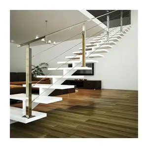 इनडोर डिजाइन पूर्वनिर्मित ग्रेनाइट कदम सीढ़ी