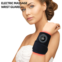 Masseur de poignet EMS, rechargeable par USB, attelle de poignet électrique, unité TENS, télécommande sans fil, 19 niveaux d'intensité, 800 mAh