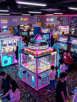 Machine à griffes miniature à pièces de monnaie, jeu d'arcade, machine à poupées amusante pour le divertissement familial