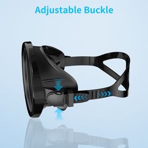 <span class=keywords><strong>หน้ากาก</strong></span>ดำน้ำทรงวงรีคลาสสิก พร้อมท่อหายใจ สำหรับดำน้ำยิงปลา มุมมองกว้าง กระจกนิรภัย HD เลนส์เดี่ยว ซิลิโคน แว่นตาสำหรับนักดำน้ำ ว่ายน้ำ ดำน้ำแบบฟรีไดฟ์วิ่ง - Product Image 5