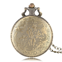 Montre de cosplay Death Note d'anime japonais, cadeau, bronze vintage, quartz steampunk, collier, horloge de poche avec chaîne