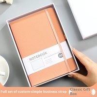 Großhandel A5 A6 A7 PU-Leder Notizbuch Schlichtes Design Bandverschluss Fadenheftung Business Studenten Buch Mini Süßer Notizblock Geschenk