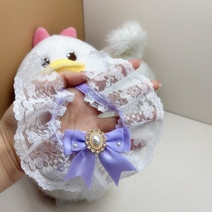 Écharpe en dentelle pour animaux de compagnie, collier à nœud violet, style princesse, accessoire pour chien et chat - Product Image 4