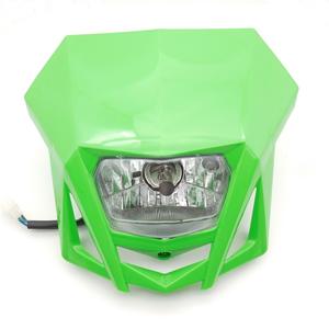 Boîtier de phare de moto tout-terrain « Ghost Face », ensemble d'ampoules de phare modifiées - Product Image 4