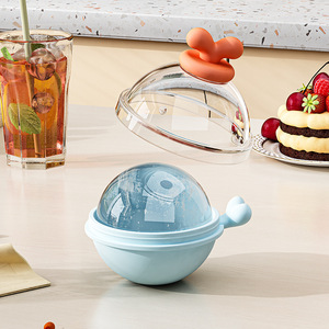 Rongda Amngent Ice Ball Mold Silicone Round Freeze Mold For Kitchen Storage With Lid Colorful Design - Product Image 3