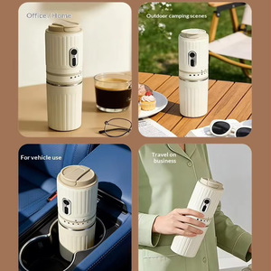 Machine à café portable en <span class=keywords><strong>capsule</strong></span> pour les voyages et le camping, mini machine à expresso manuelle avec fonction de chauffage automatique - Product Image 2
