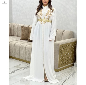 Fabricantes <span class=keywords><strong>de</strong></span> ropa musulmana, cristal personalizado, caftán musulmán <span class=keywords><strong>de</strong></span> Dubái, caftán marroquí, vestido <span class=keywords><strong>de</strong></span> boda con cinturón - Product Image 1