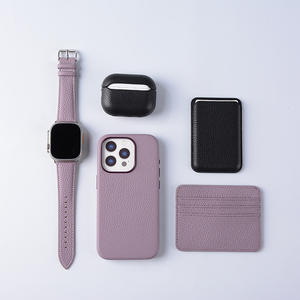 DL ชุดกล่องของขวัญโปร<span class=keywords><strong>โม</strong></span><span class=keywords><strong>ชั่</strong></span><span class=keywords><strong>น</strong></span>กระเป๋าใส่<span class=keywords><strong>น</strong></span>ามบัตรหนังลายกรวดแท้เคสโทรศัพท์สาย<span class=keywords><strong>น</strong></span>าฬิกากระเป๋าใส่หูฟังสำหรับ <span class=keywords><strong>iPhone</strong></span> - Product Image 2