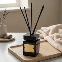 Diffuseur de parfum en verre minimaliste AIKUN, sans alcool, à base d'huiles naturelles, marque privée, pour la maison, la chambre, le bureau, vente en gros