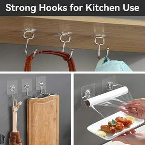 Good Price Household Wall <b>Hook</b> Strong Adhesive <b>Hook</b> Good Wall Adhesion Traceless <b>Hook</b> Load-bearing - Product Image 5