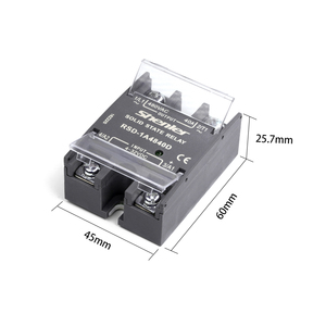 Shenler trạng thái rắn <span class=keywords><strong>Relay</strong></span> RSD-1D0640D một pha 60vdc 40A với LED <span class=keywords><strong>solid</strong></span>-<span class=keywords><strong>state</strong></span> optocoupler cô lập cho ngành công nghiệp kiểm soát - Product Image 4