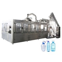 Machine de remplissage de boissons gazeuses entièrement automatique, petite, 4 têtes, 4 buses, 3 en 1, standard, pour bouteilles en verre et en plastique