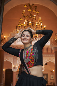Ethnic Clothing Festival Wear Stitched Navratri Collection Chaniya Choli Available in Bulk Quantity - Product Image 4