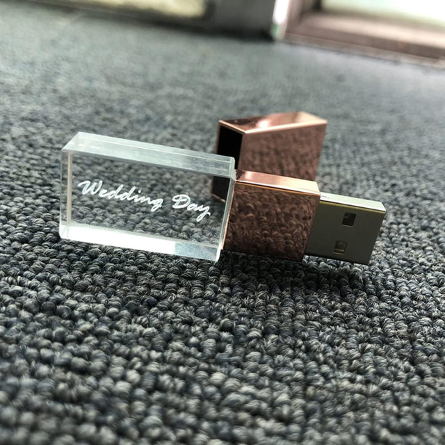 Custom LED Light USB Flash Drive 8GB 16GB 32GB 64GB Portable Pixel Lamp USB Stick for Gift