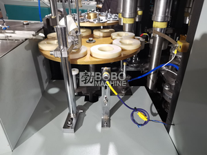 Automática de China solo revestido <span class=keywords><strong>del</strong></span> pe taza de papel máquina para hacer desechables de té de café de la taza de papel - Product Image 3
