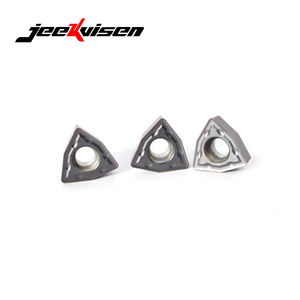 Plaquettes de tournage externes en carbure de tungstène super dures personnalisées OEM JEEKVISEN WCMT06T308-SF JA115P - Product Image 4