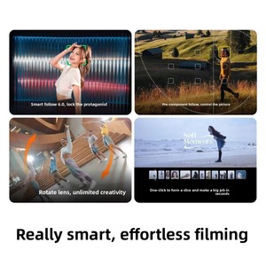 สำหรับกล้องวิดีโอบล็อกกิ้ง Pocket <span class=keywords><strong>3</strong></span> ความละเอียด 4K/120fps เซ็นเซอร์ CMOS ขนาด 1 นิ้ว ระบบติดตามอัจฉริยะ ActiveTrack <span class=keywords><strong>3</strong></span>.0 ระบบติดตามใบหน้า ระบบกันสั่น <span class=keywords><strong>3</strong></span> แกน หน้าจอสัมผัสหมุนได้ขนาด 2 นิ้ว - Product Image 6