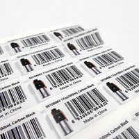 Impression en Chine d'autocollants en vinyle, création d'étiquettes de codes-barres, conception de codes QR, autocollants en PVC, étiquettes personnalisées pour l'emballage des produits