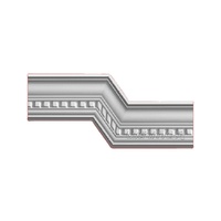 Moulures en mousse pour corniches, moulures de plafond suspendu pour la conception de maisons, moulures d'angle sculptées en PU