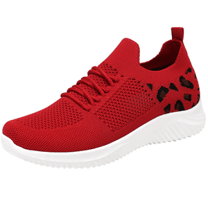 G-FY1008 Baskets plates décontractées pour femmes en tissu extensible en coton, chaussures de marche tendance pour l'automne, idéales pour la course à pied - Product Image 1