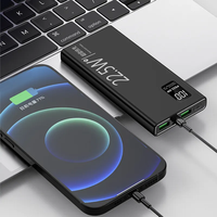Chargeur de téléphone à charge rapide PD 22,5 W, chargeur portable, batterie externe 10000 mAh, chargeur portable, batteries externes 20000 mAh
