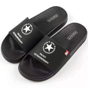 Logotipo personalizado de diapositivas sandalias al por mayor chino <span class=keywords><strong>casa</strong></span> Baño interior <span class=keywords><strong>Eva</strong></span> zapatillas de goma para hombres - Product Image 1