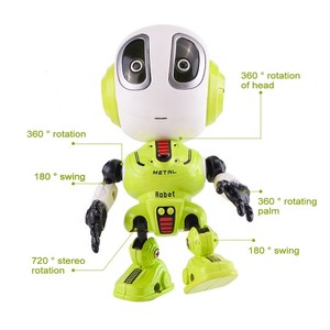 Hàng Mới Về Đồ Chơi Thông Minh Robot Mini Thu Âm Điện Tử Tương Tác Có Khớp Tháo Rời Được - Product Image 2