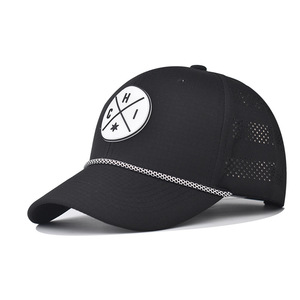 Casquette de baseball personnalisée, patch rond + sangle, sergé de coton, fabrication directe, pour marques sportives, livraison rapide - Product Image 1