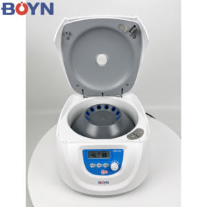 DM0412 Lab Table-Top LCD digital e modo de operação contínua Centrífuga com alta resistência rotor de liga de plástico - Product Image 1