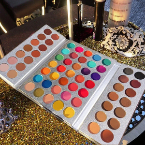 Paleta de sombras de ojos con forma de libro de firma con etiqueta privada personalizada - Product Image 1