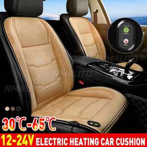 Coussin chauffant électrique 12V-24V pour siège de voiture, chauffage de siège de voiture, housse chauffante d'hiver pour sièges avant et arrière - Product Image 1