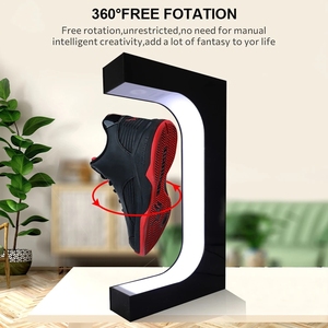 Từ xoay Giày hiển thị đứng, bay lên dẫn nổi giày sneaker, trang trí nội thất giày lưu trữ giày cửa hàng mẫu Showcase - Product Image 4