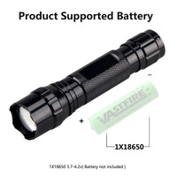 IR 850nm senter LED inframerah portabel, lampu senter LED dapat diperbesar penglihatan malam inframerah berburu taktis