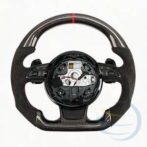 Volant sport en fibre de carbone pour <span class=keywords><strong>Audi</strong></span> S <span class=keywords><strong>RS</strong></span> Series A3 S3 RS3 Q5 Q5L Q7 <span class=keywords><strong>TT</strong></span> TTS <span class=keywords><strong>Coupé</strong></span> Roadster - Accessoires de modification automobile - Product Image 6