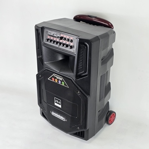 Altavoz Karaoke con Bluetooth <span class=keywords><strong>JBA</strong></span> T-6C de 12 Pulgadas, con Ruedas, de Plástico Azul, Proveedor de Fábrica de Guangzhou - Product Image 6