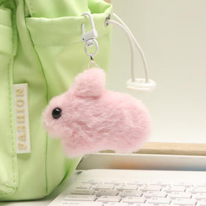 Piccolo <span class=keywords><strong>libro</strong></span> rosso con portachiavi simpatico coniglio ciondolo peluche cartone animato regalo personalizzato piccolo zainetto ciondolo portachiavi appeso - Product Image 5