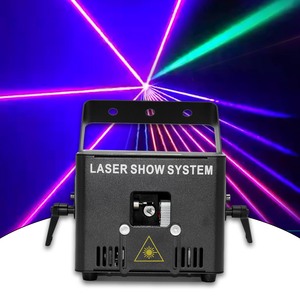 Disco Laser Lights RGB Stage Party Light DMX Voice Control Beam Lasercube Effet Éclairage Pour Dance Floor Club - Product Image 1